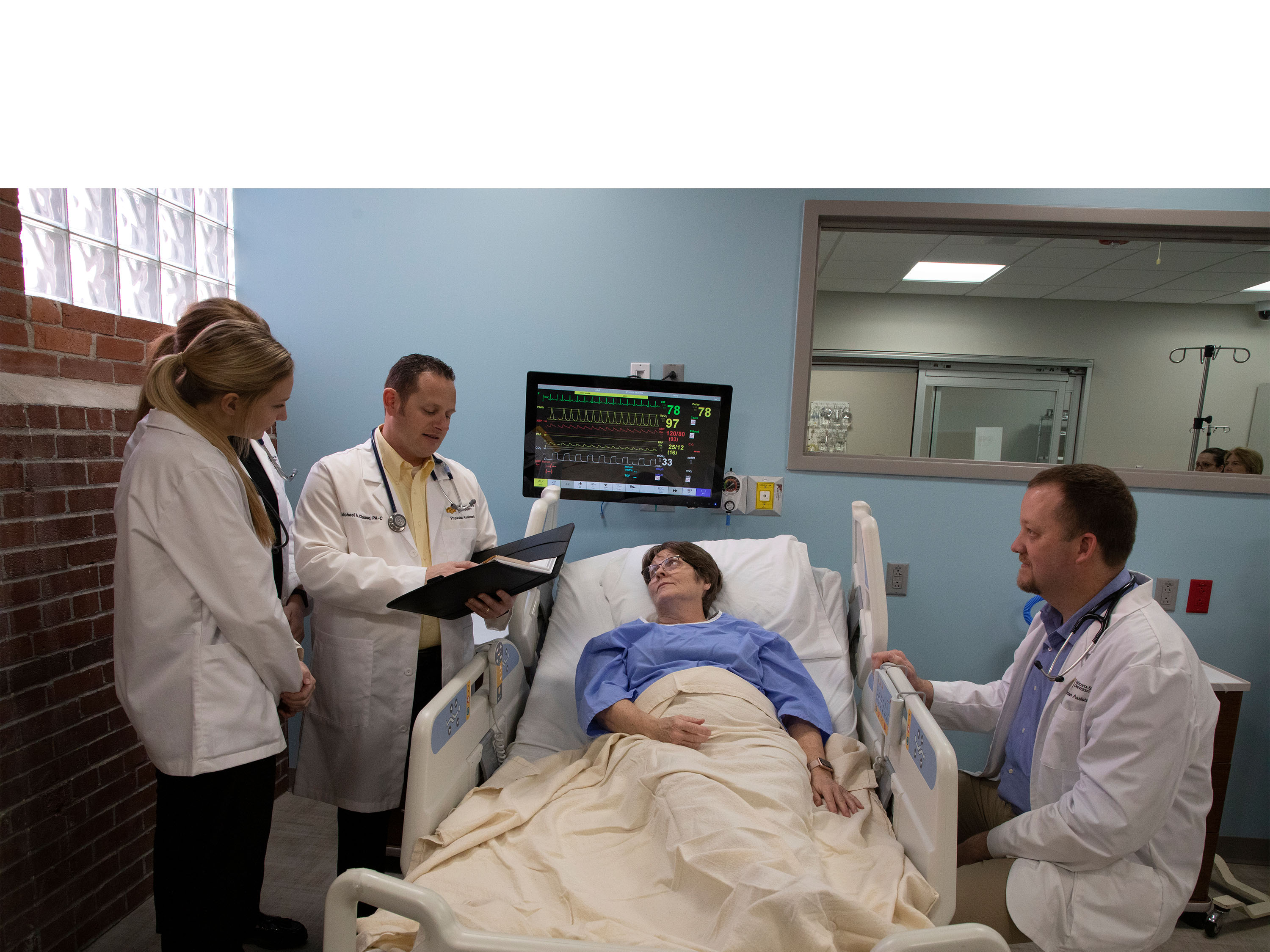 PA at patient bedside